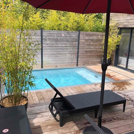 Loft Privatise Avec Spa Xxl Et Piscine Chauffee Bruz Extérieur photo